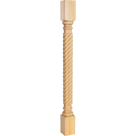 Hardware Resources 3" Wx3"Dx35-1/2" Alder Rope Post P3-3ALD
